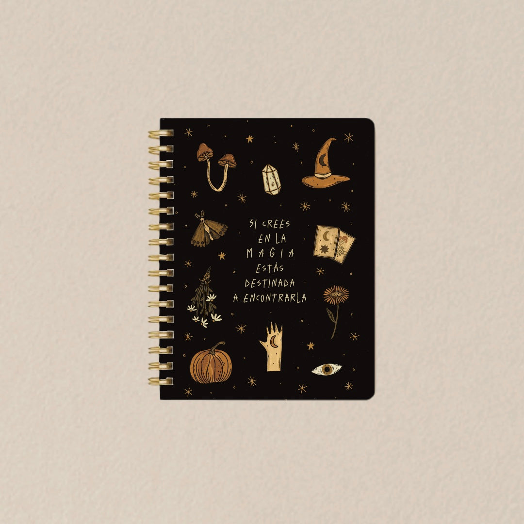 Libreta pasta dura/ Si crees en la magia