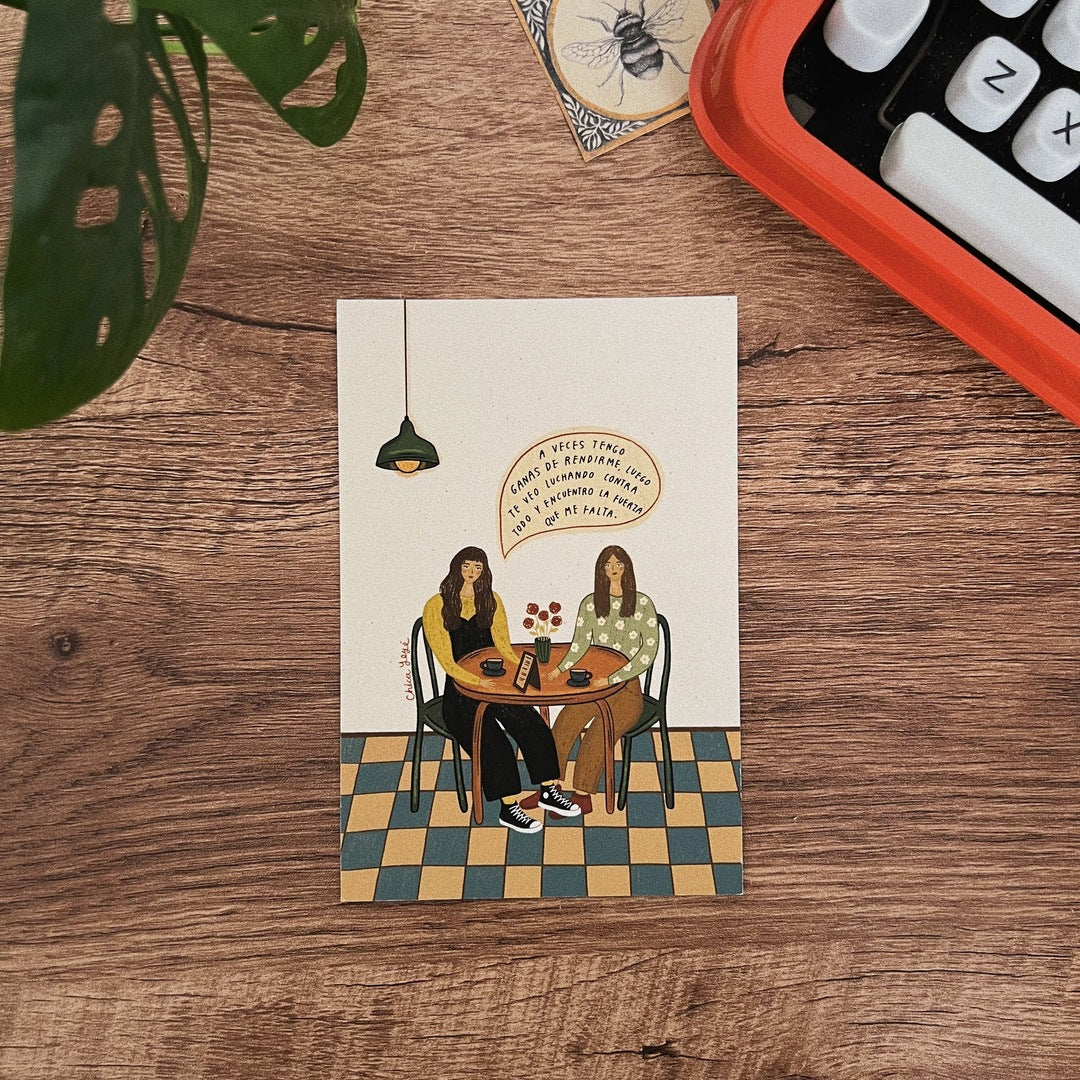 Postal/ A veces tengo ganas