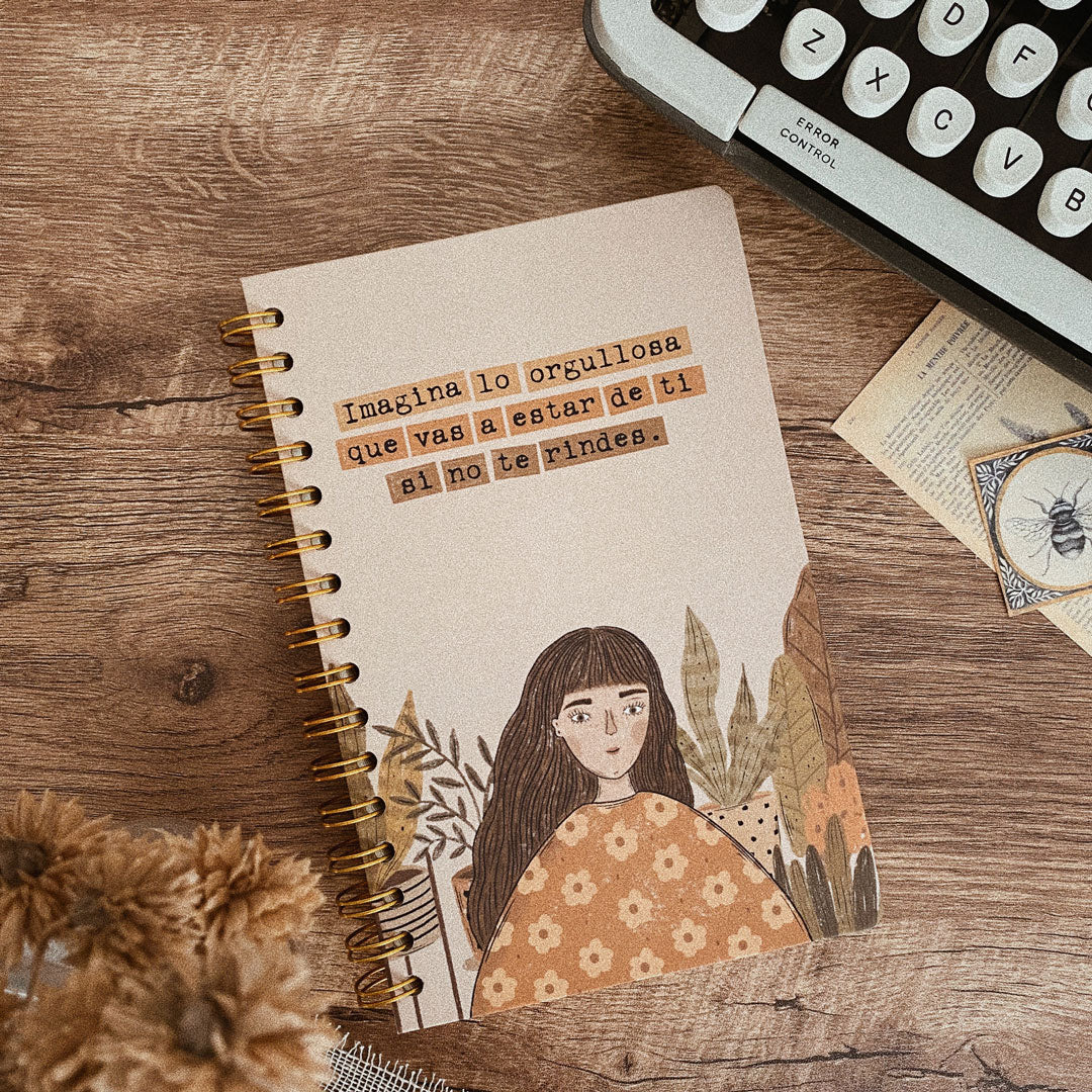 Libreta pasta dura/ Imagina la orgullosa