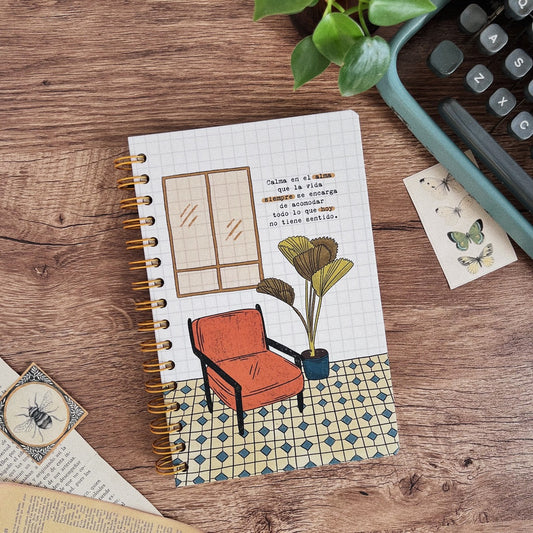 Libreta pasta dura/ Calma en el alma