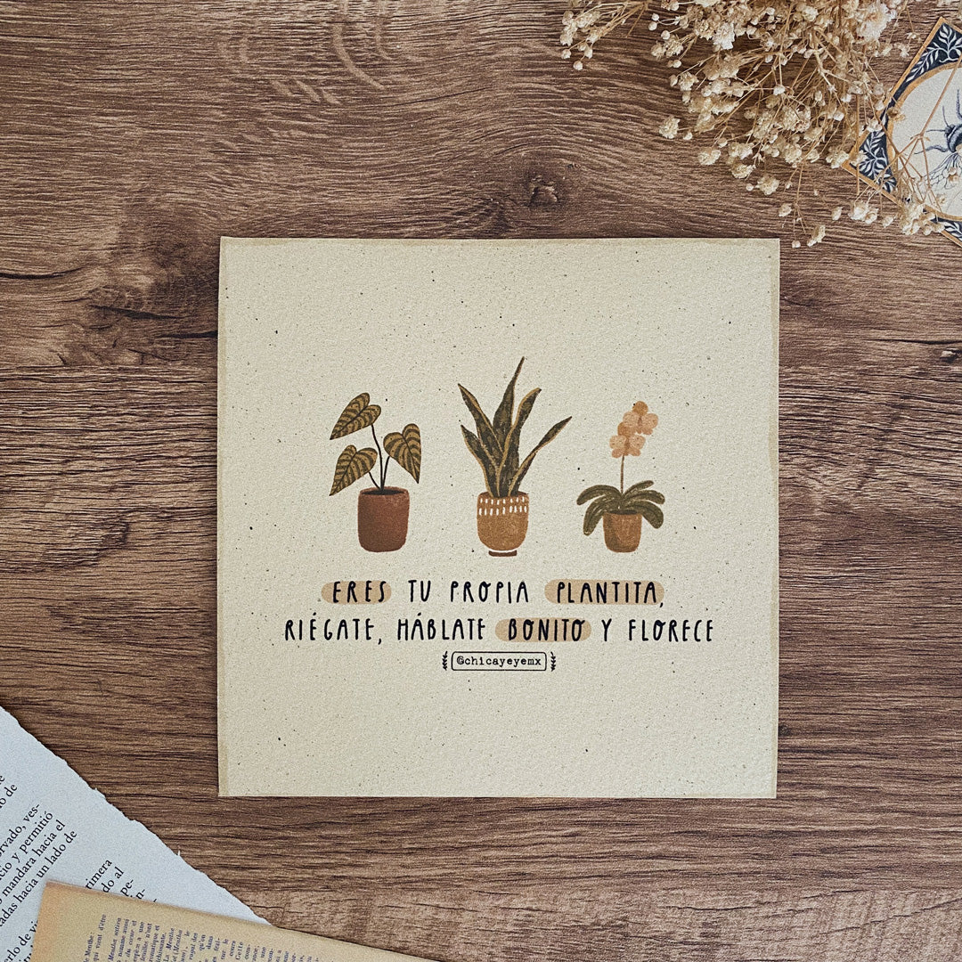 Postal/ Eres tu plantita