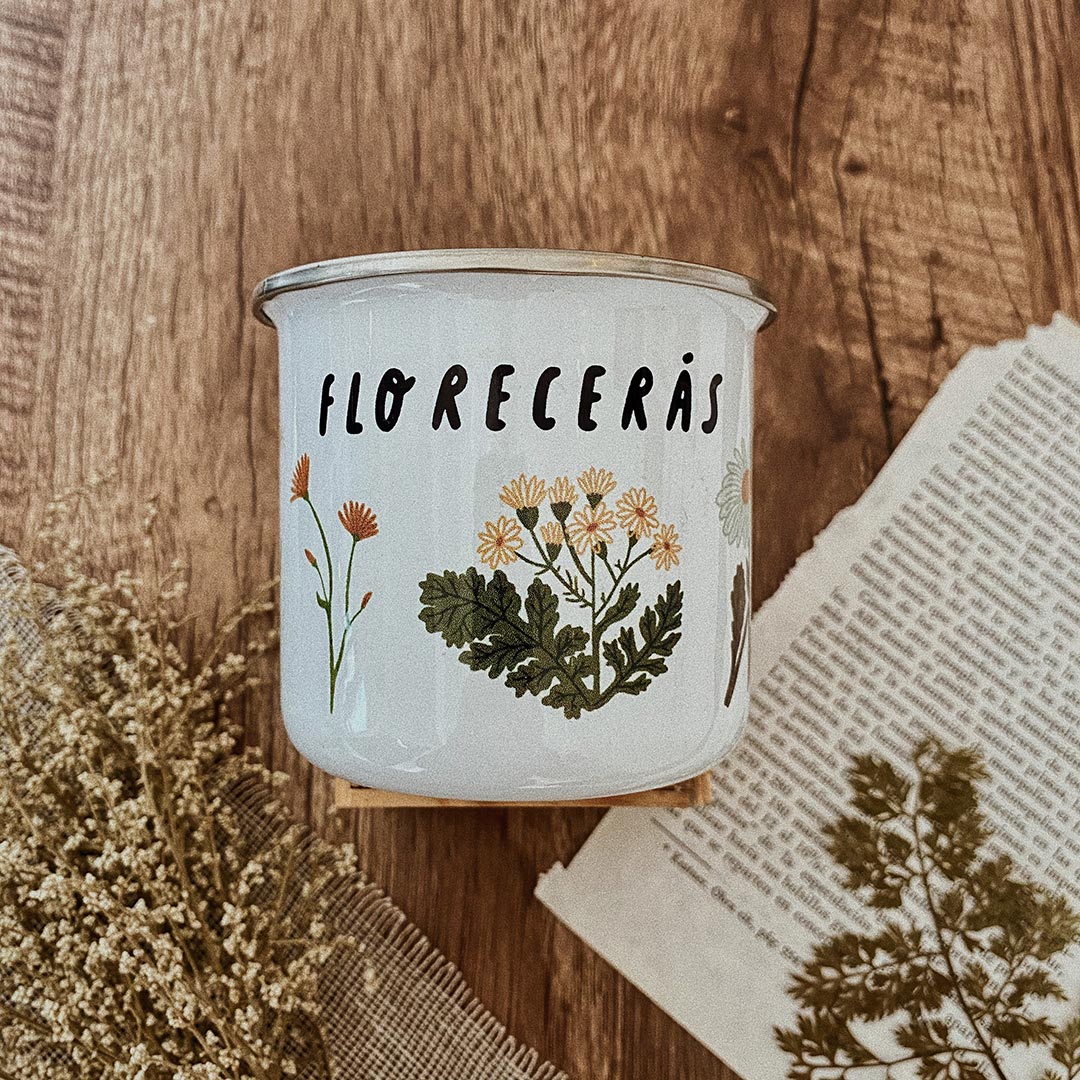 Taza Florecerás