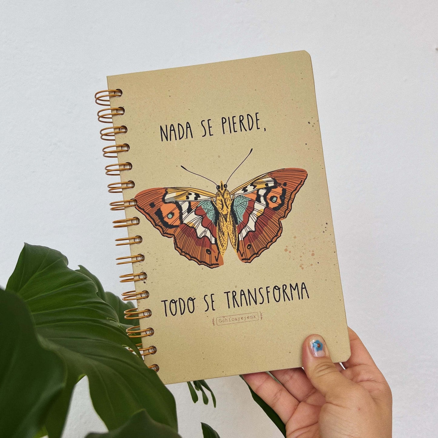 Libreta pasta dura/ Todo se transforma - Chica Yeyé Mx