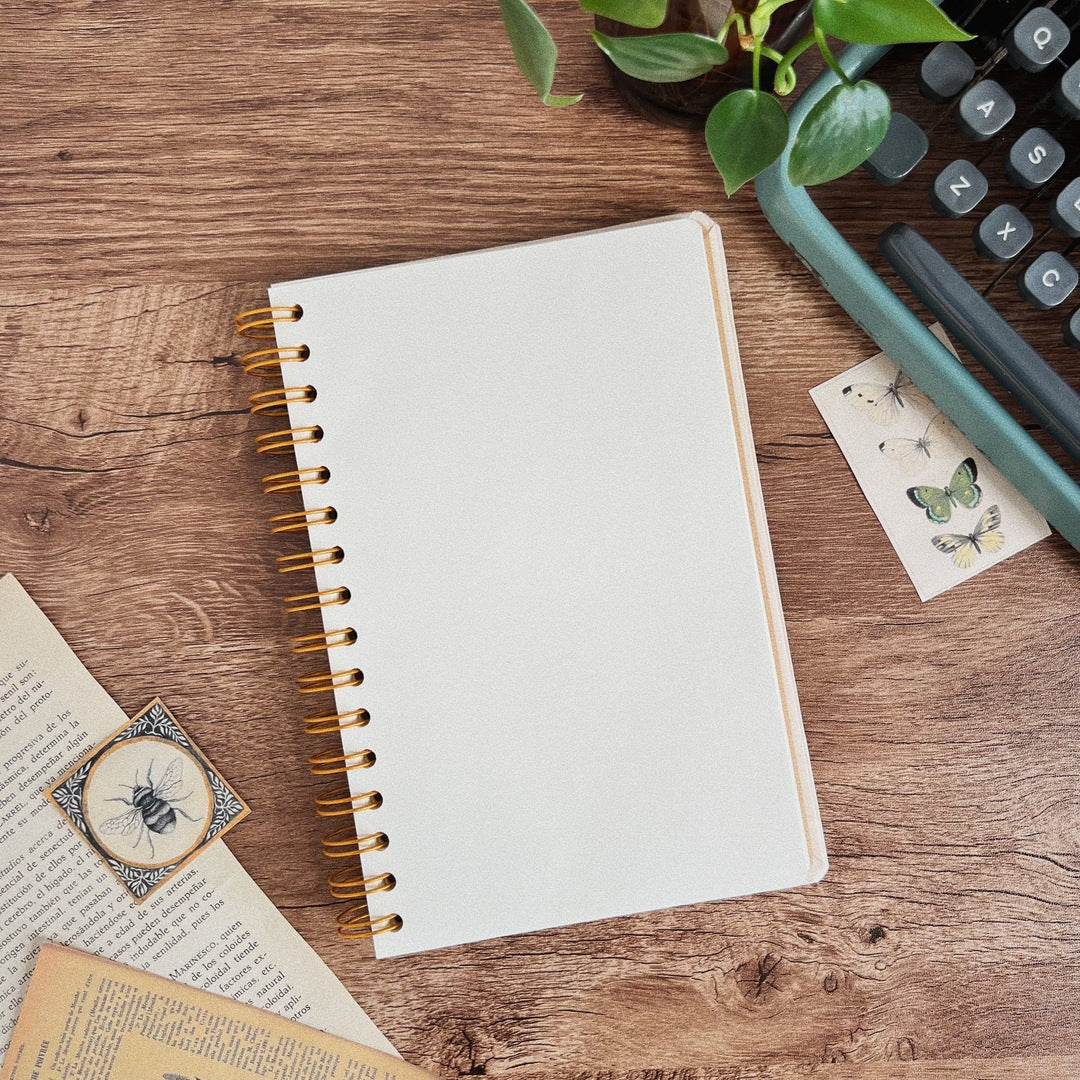 Libreta pasta dura/ Mariposas