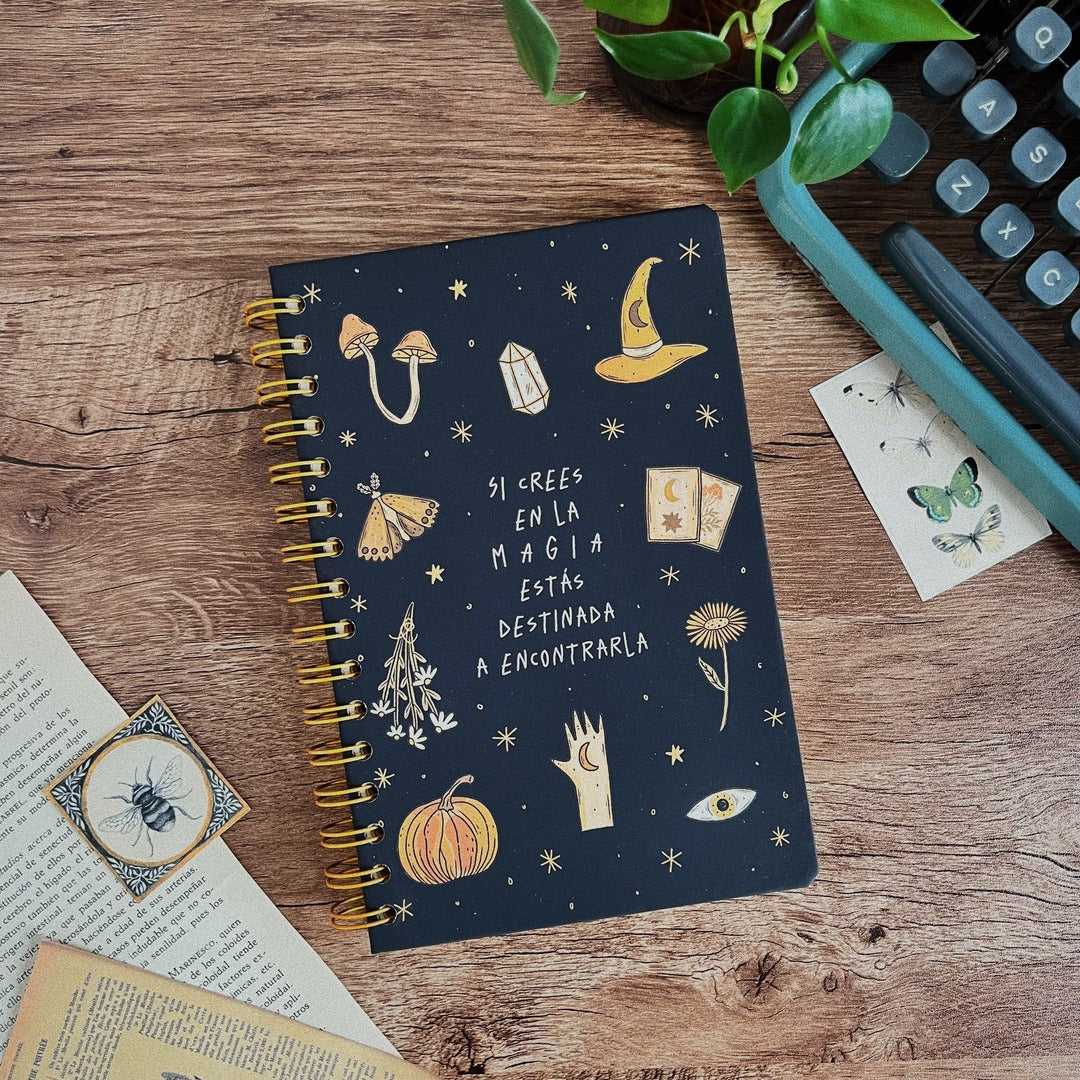 Libreta pasta dura/ Si crees en la magia