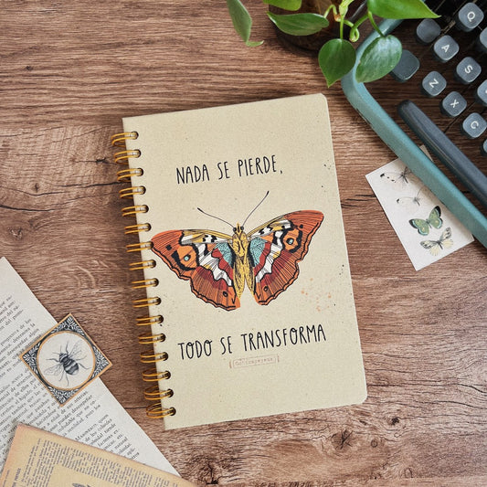 Libreta pasta dura/ Todo se transforma