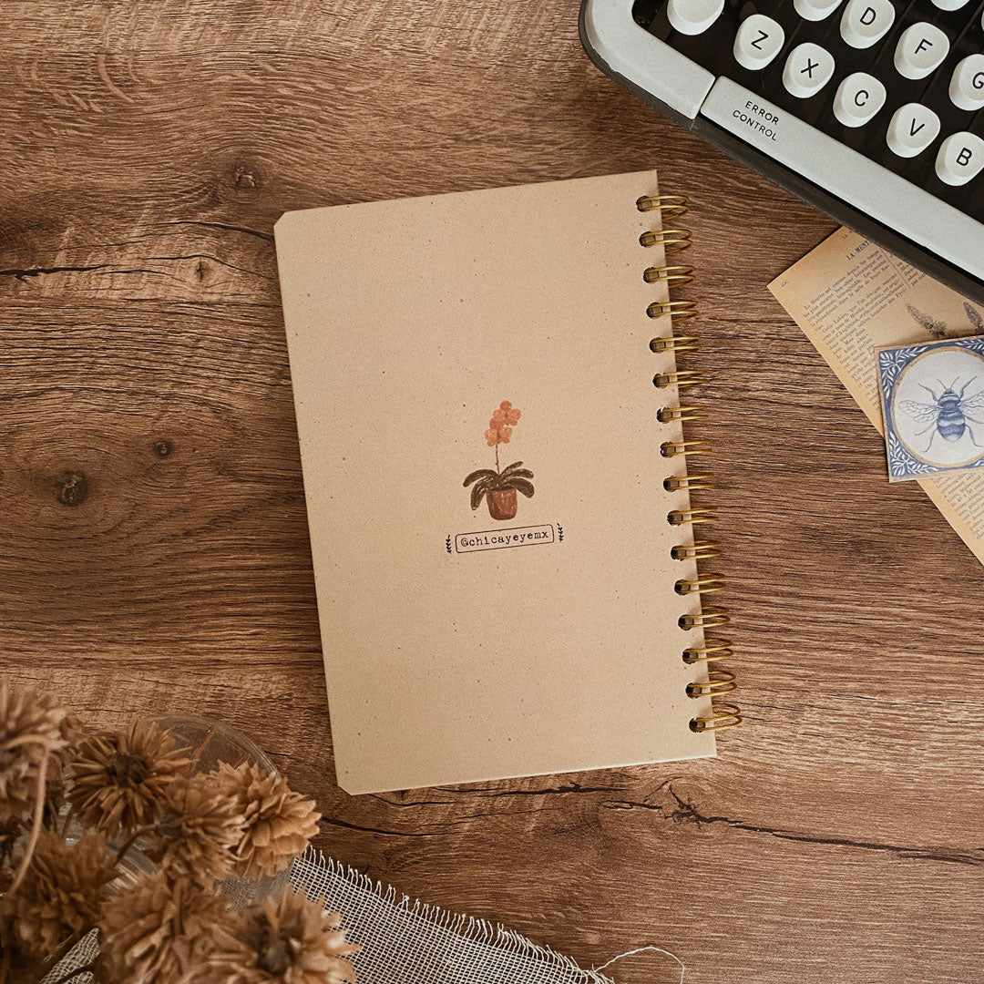Libreta pasta dura/ Eres tu plantita
