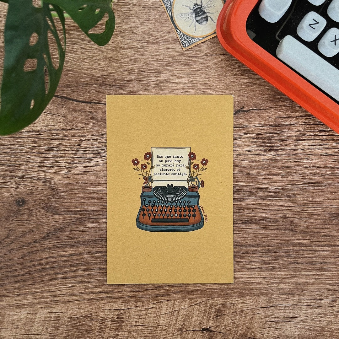 Postal/ Eso que tanto te pesa