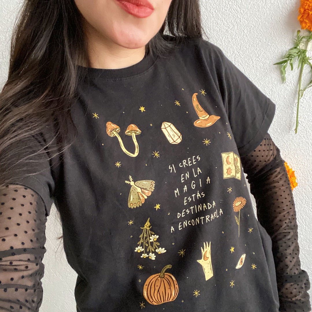 Playera "Si crees en la magia"