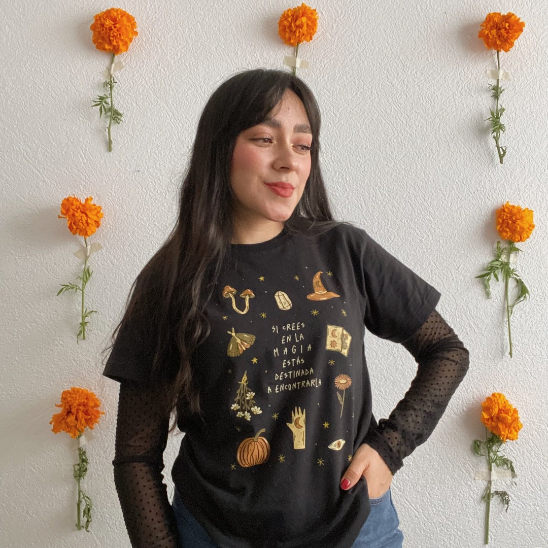 Playera "Si crees en la magia"