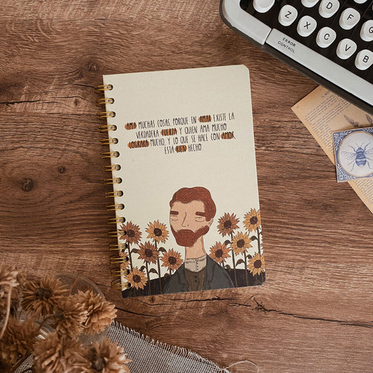 Libreta pasta dura/ Van Gogh - Chica Yeyé Mx