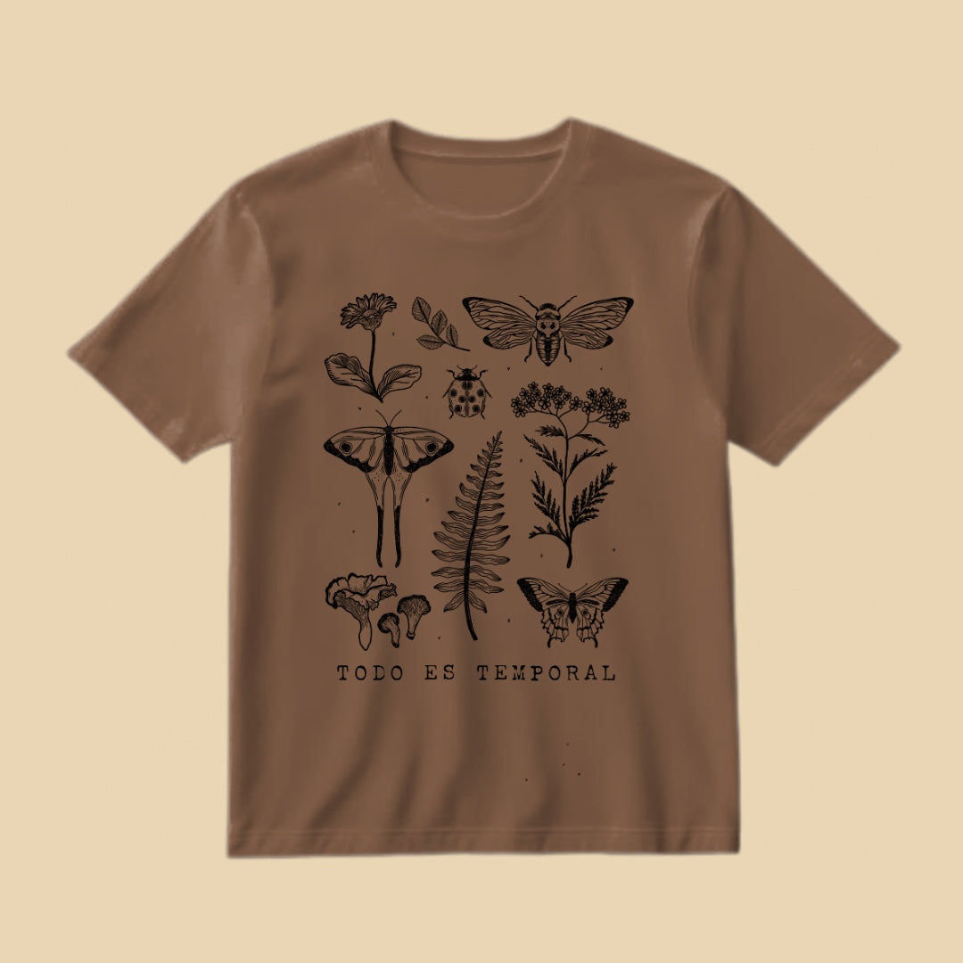 Playera "Todo es temporal"