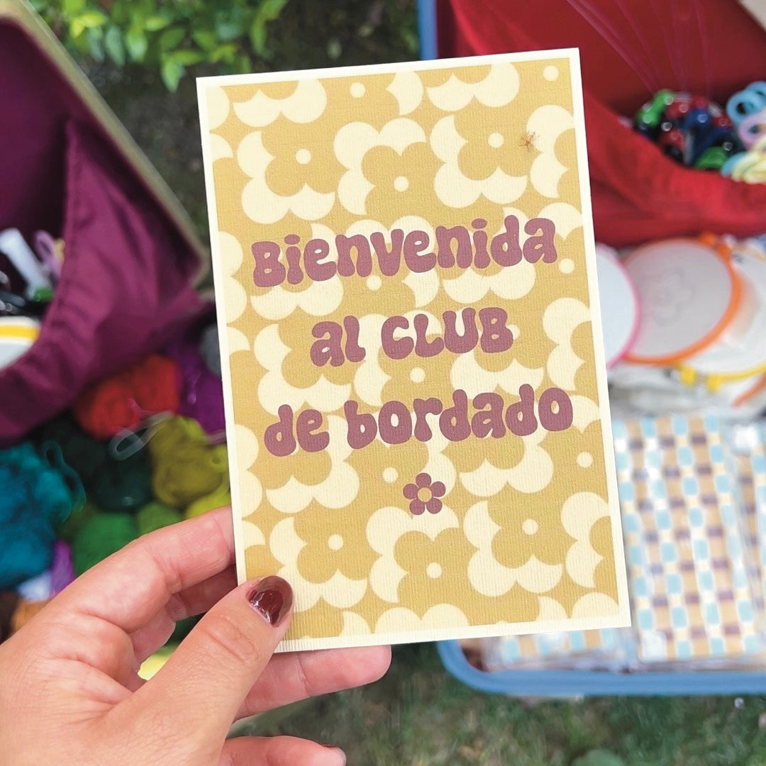 Taller presencial de bordado | Llavero flor