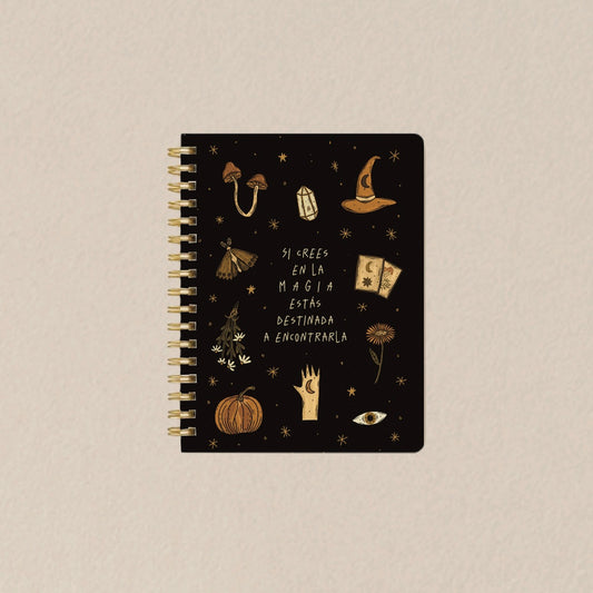 Libreta pasta dura/ Si crees en la magia