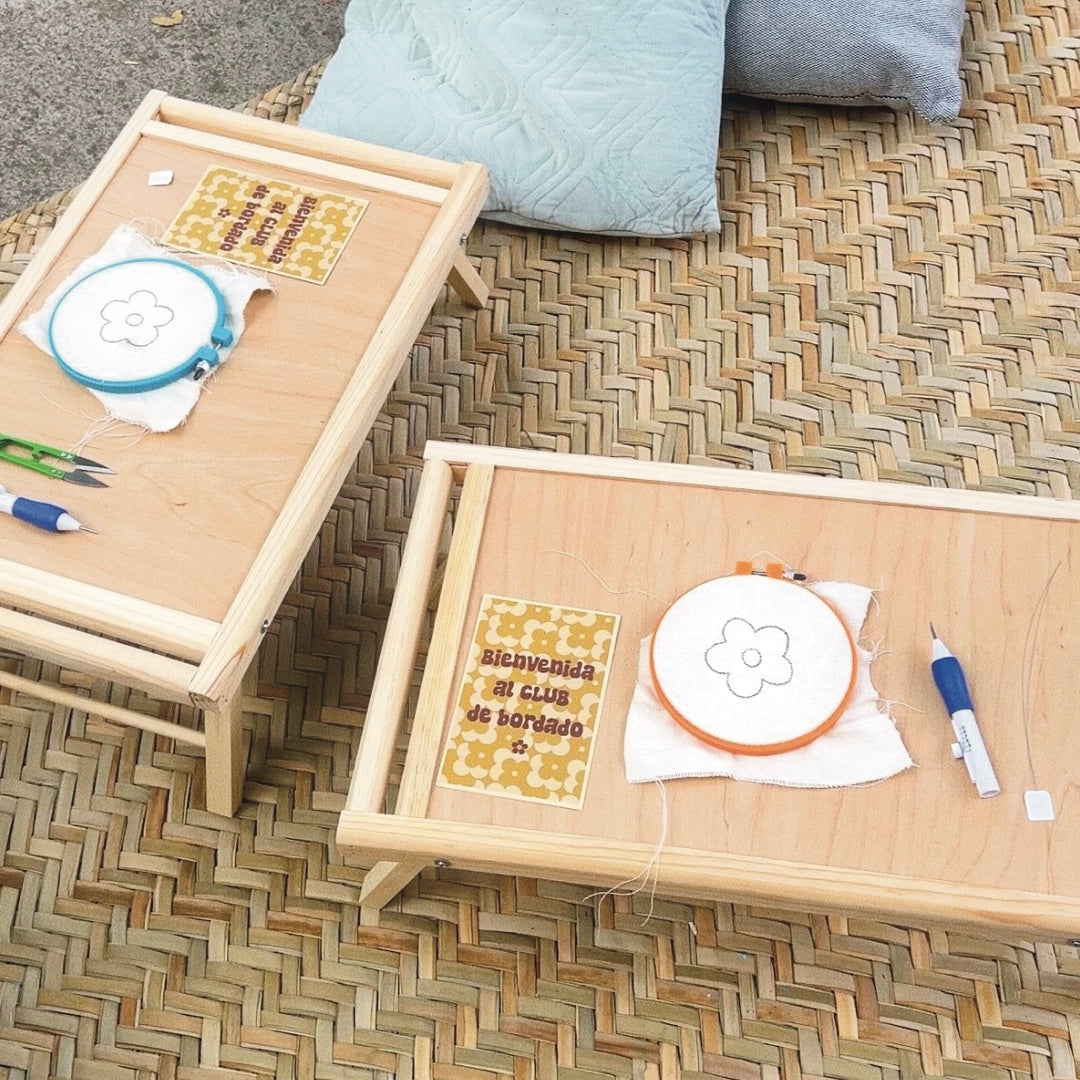 Taller presencial de bordado | Llavero flor