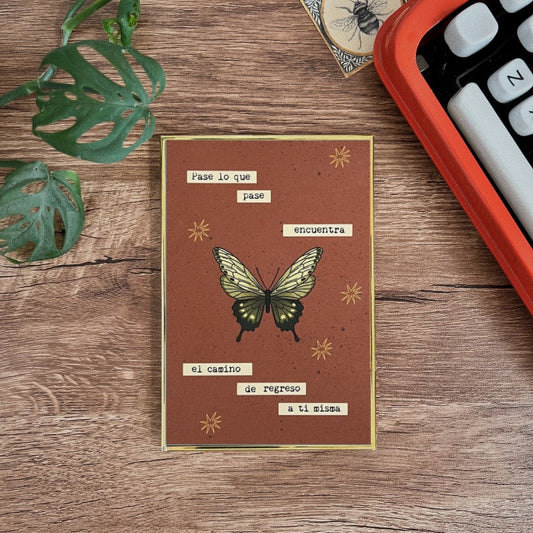 Postal enmarcada / Pase lo que pase