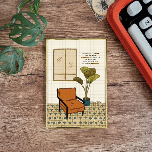 Postal enmarcada / Calma en el alma