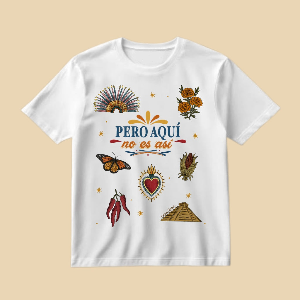 Playera "Aquí "