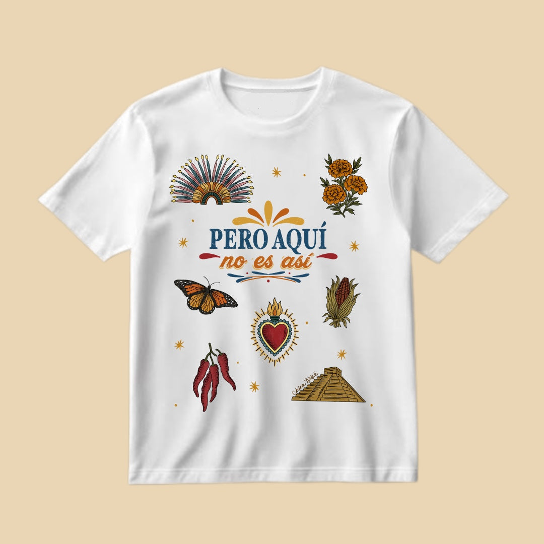 Playera "Aquí "