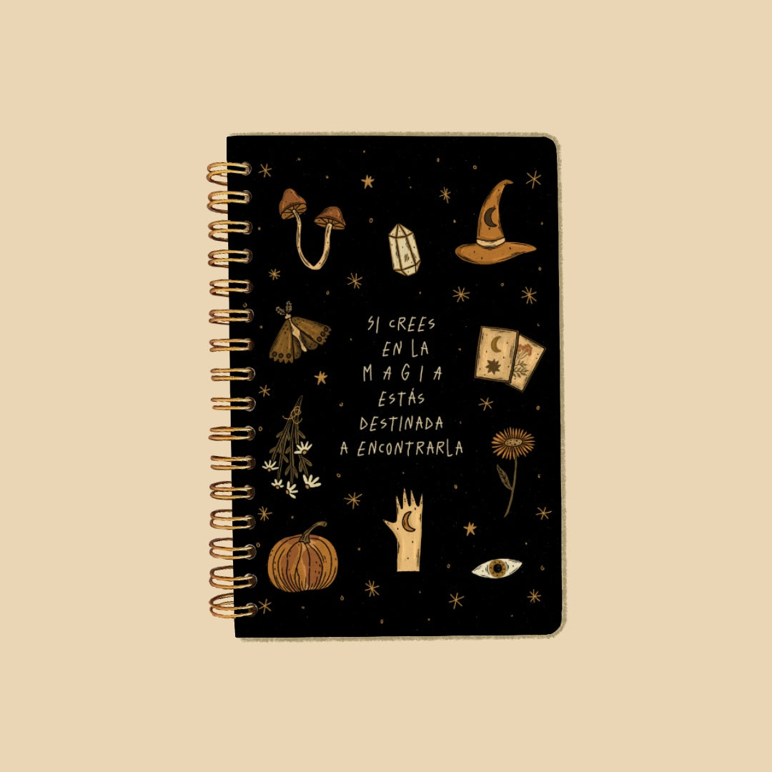Libreta pasta dura/ Si crees en la magia