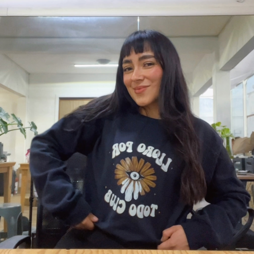 Sudadera "Lloro por todo club"