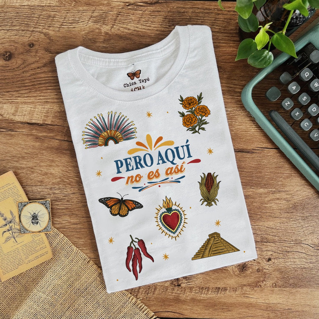 Playera "Aquí "