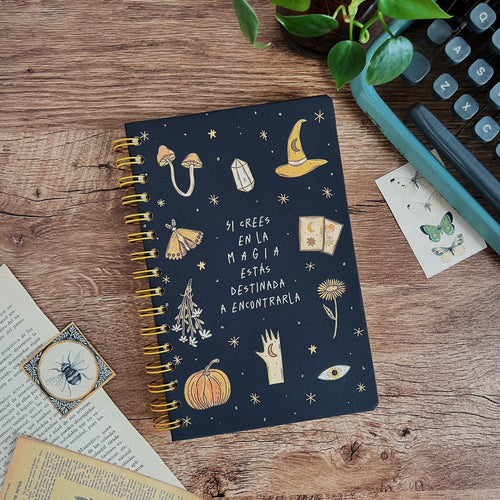 Libreta pasta dura/ Si crees en la magia